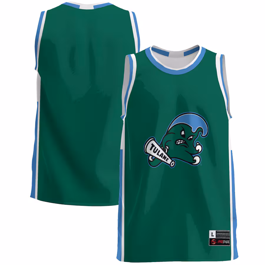 Men's GameDay Greats  Green Tulane Green Wave  Lightweight Basketball Jersey - U-jersey