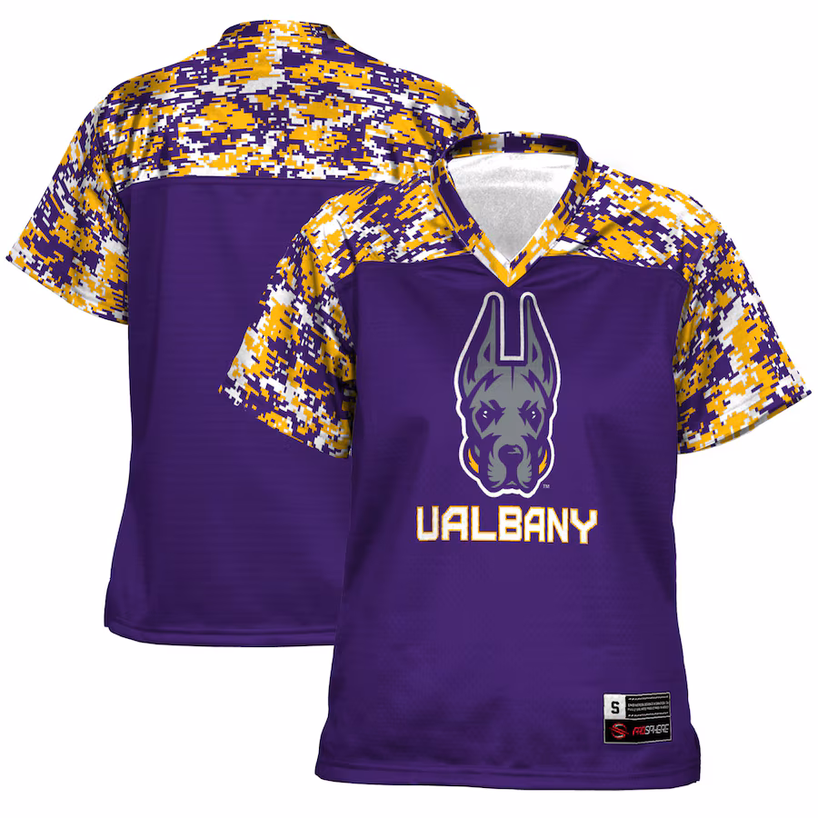 Women's GameDay Greats Purple UAlbany Great Danes Football Jersey - U-jersey