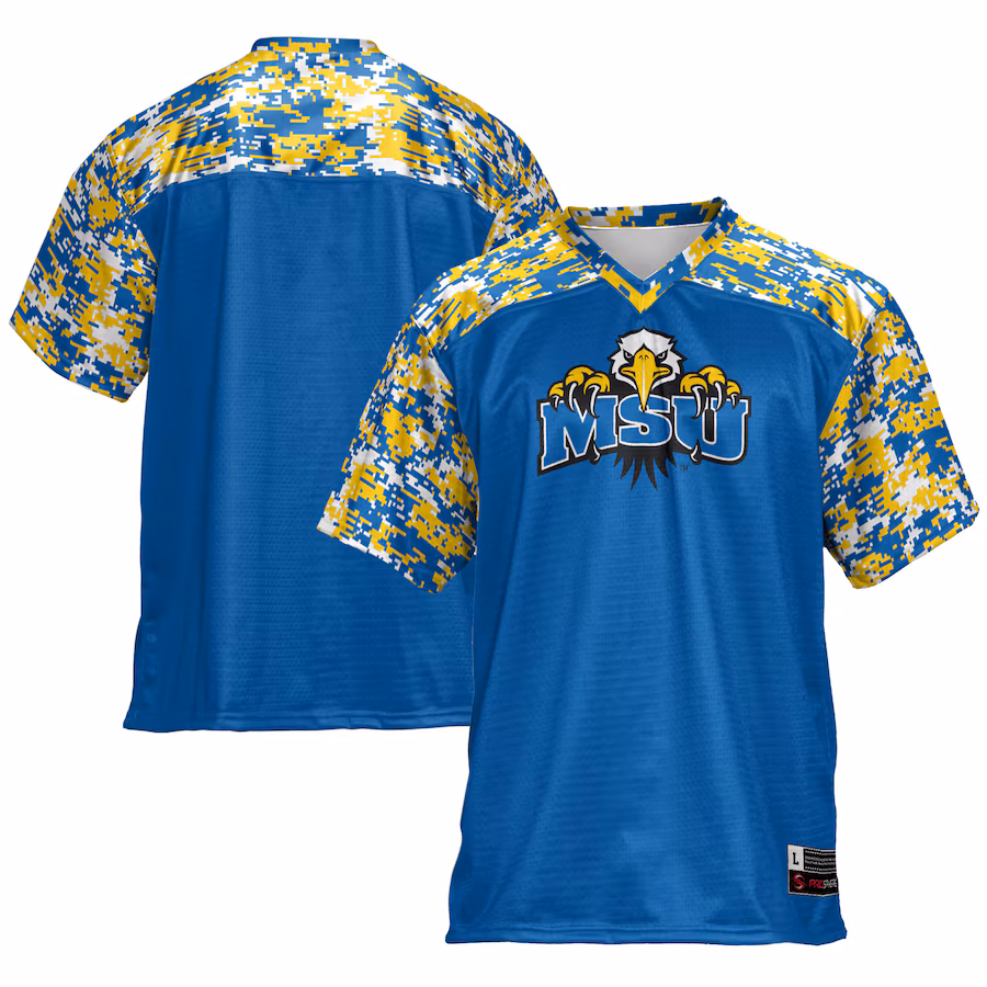Men's GameDay Greats Blue Morehead State Eagles Football Jersey - U-jersey