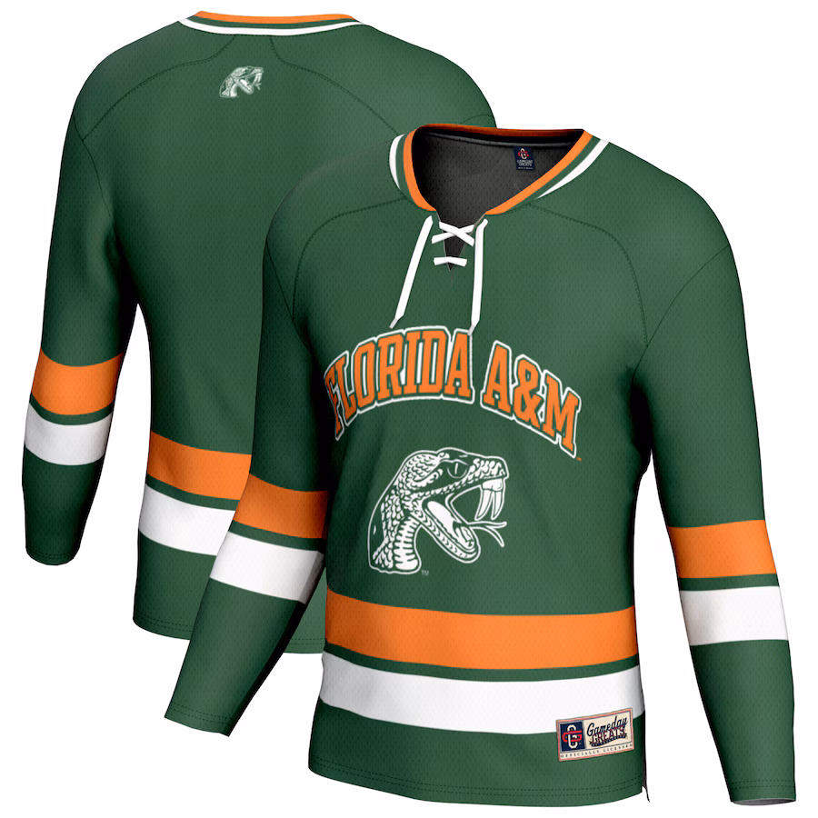 Unisex GameDay Greats Green Florida A&M Rattlers Spirit Hockey Jersey - U-jersey