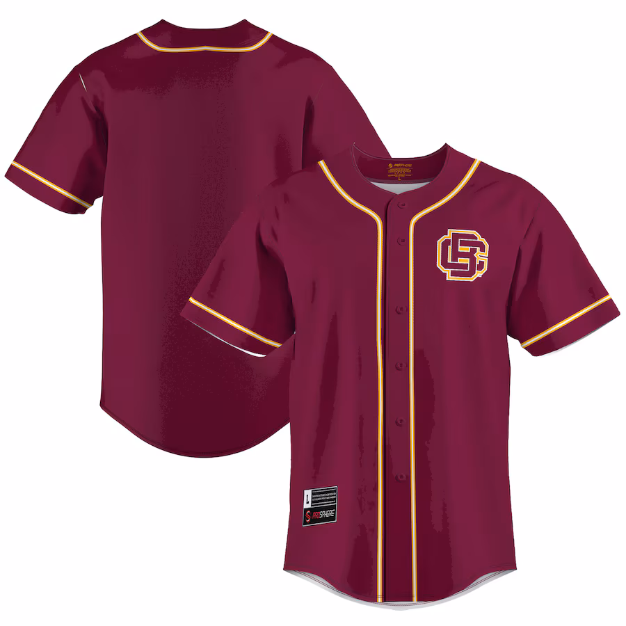 Men's GameDay Greats  Maroon Bethune-Cookman Wildcats  Lightweight Baseball Jersey - U-jersey