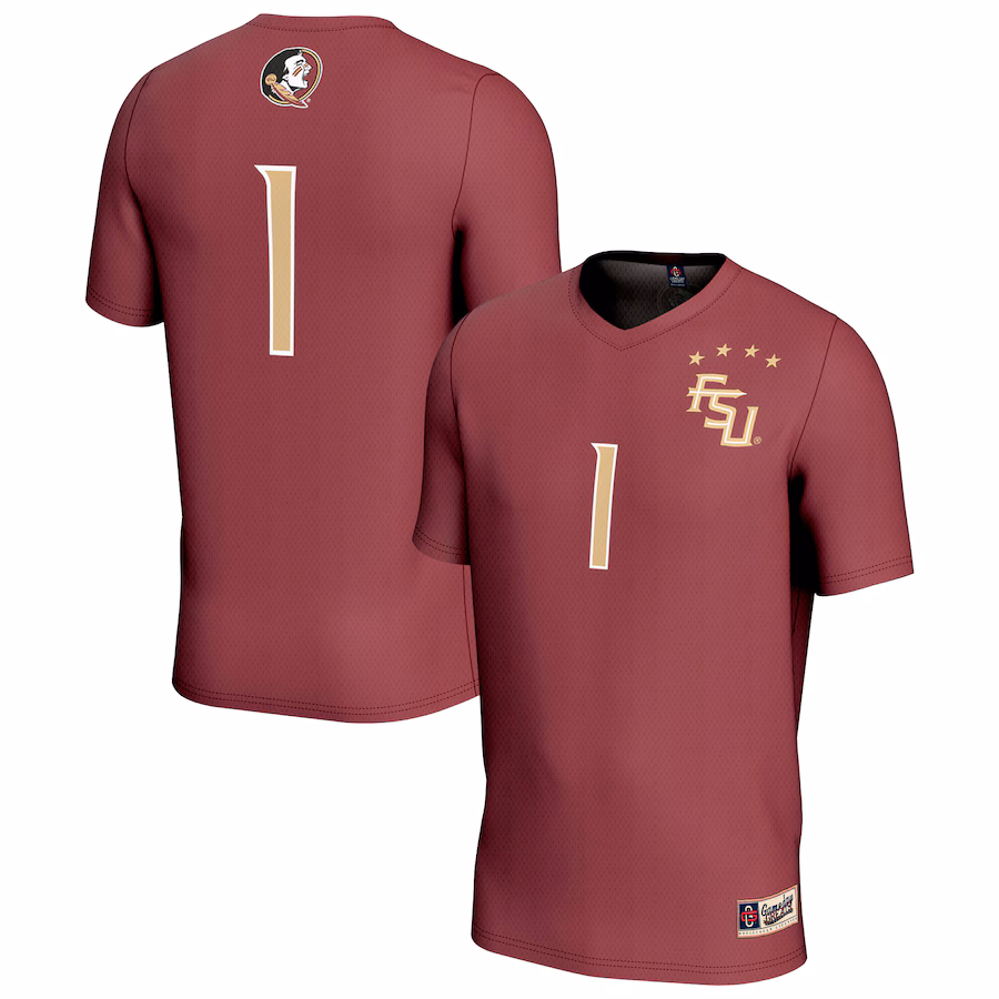 Youth GameDay Greats #1 Garnet Florida State Seminoles Lightweight Collegiate Soccer Fashion Jersey - U-jersey