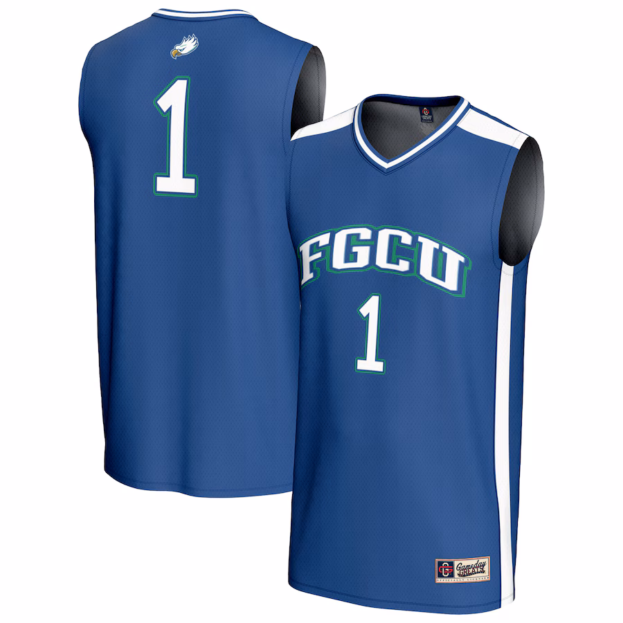 Unisex GameDay Greats #1 Blue Florida Gulf Coast Eagles Lightweight Basketball Jersey - U-jersey