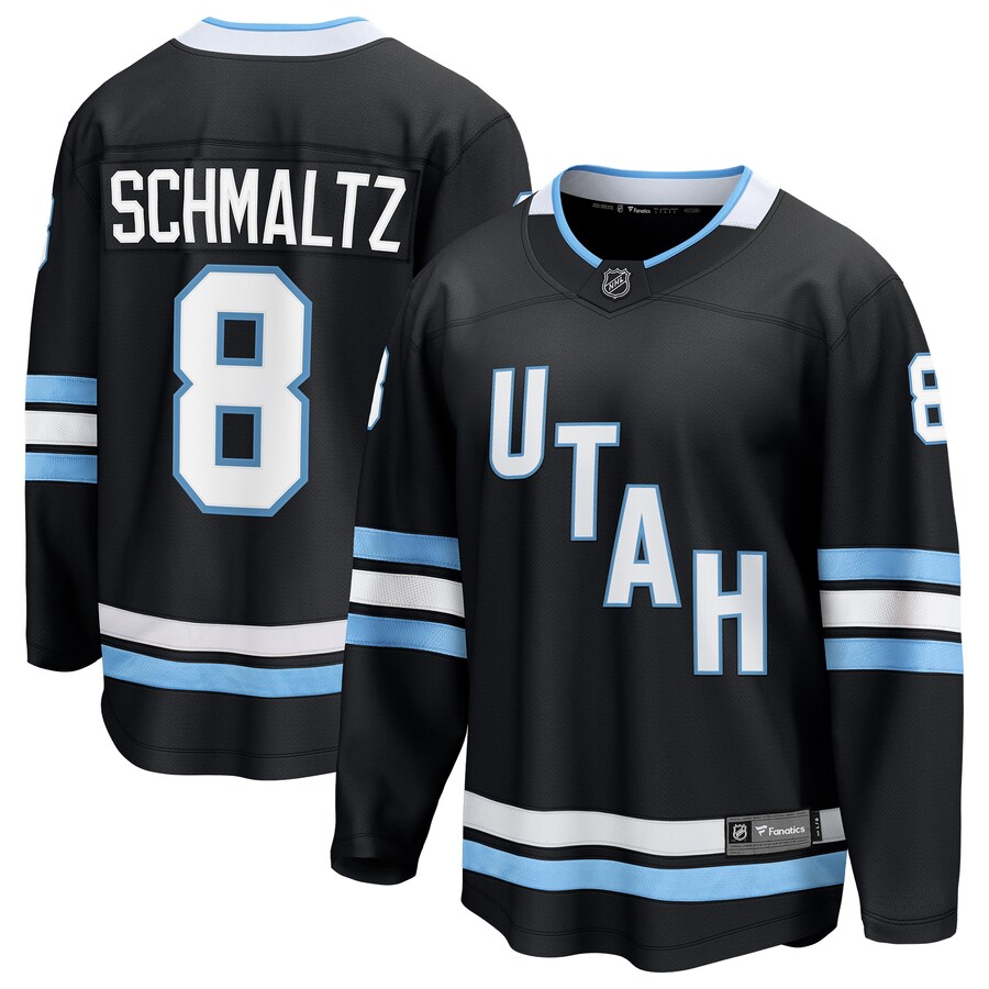 Men's Utah Hockey Club Nick Schmaltz Fanatics Black Breakaway Player Jersey - U-jersey
