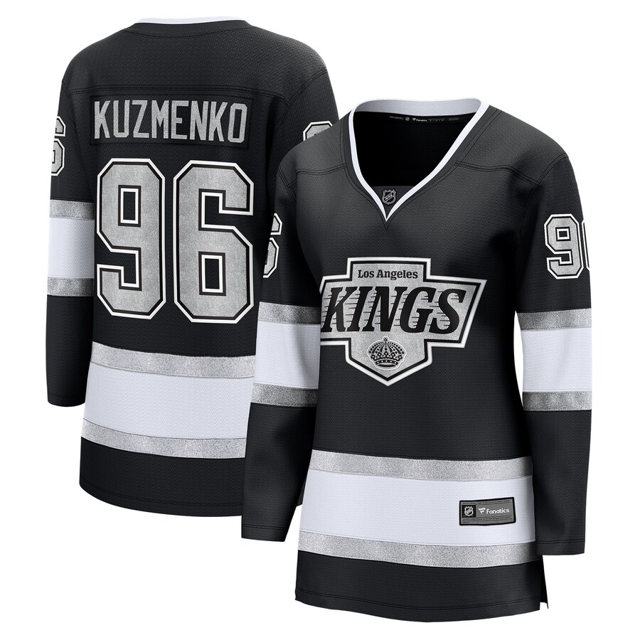 Women's Los Angeles Kings Andrei Kuzmenko Fanatics Black Home Breakaway Player Jersey - U-jersey