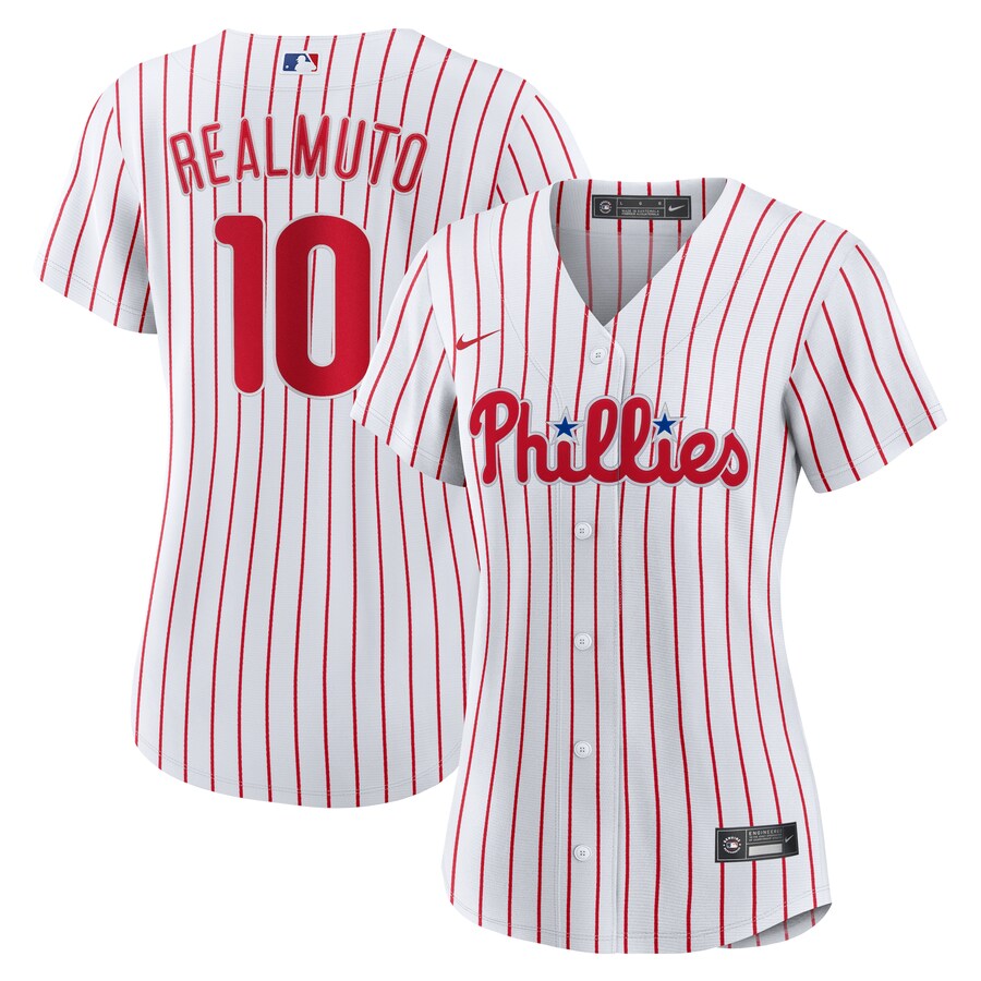 Women's Philadelphia Phillies J.T. Realmuto Nike White Home Replica Jersey - U-jersey