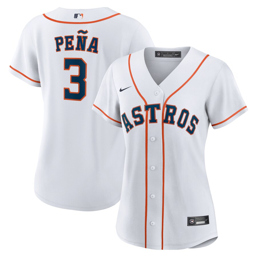 Women's Houston Astros Jeremy Peña Nike White Home Replica Jersey - U-jersey