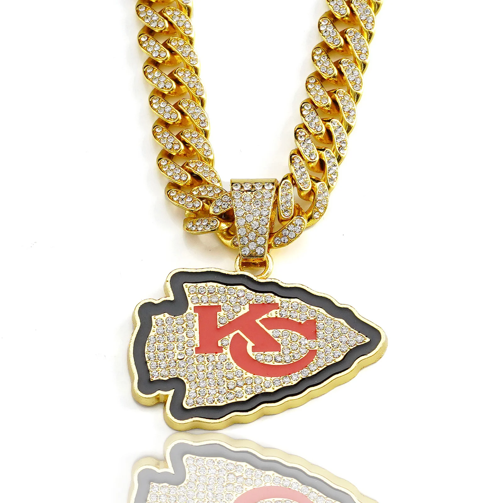 Kansas City Chiefs Pendant Necklace - U-jersey