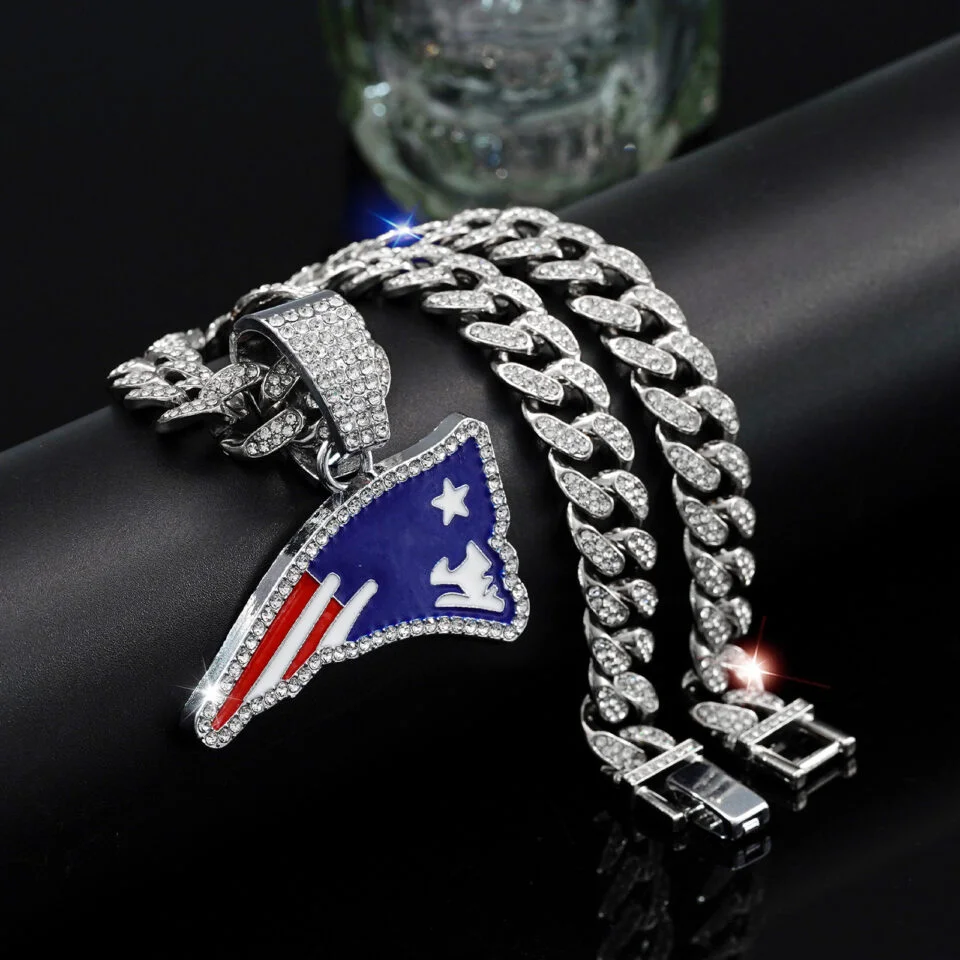 New England Patriots Pendant Necklace - U-jersey