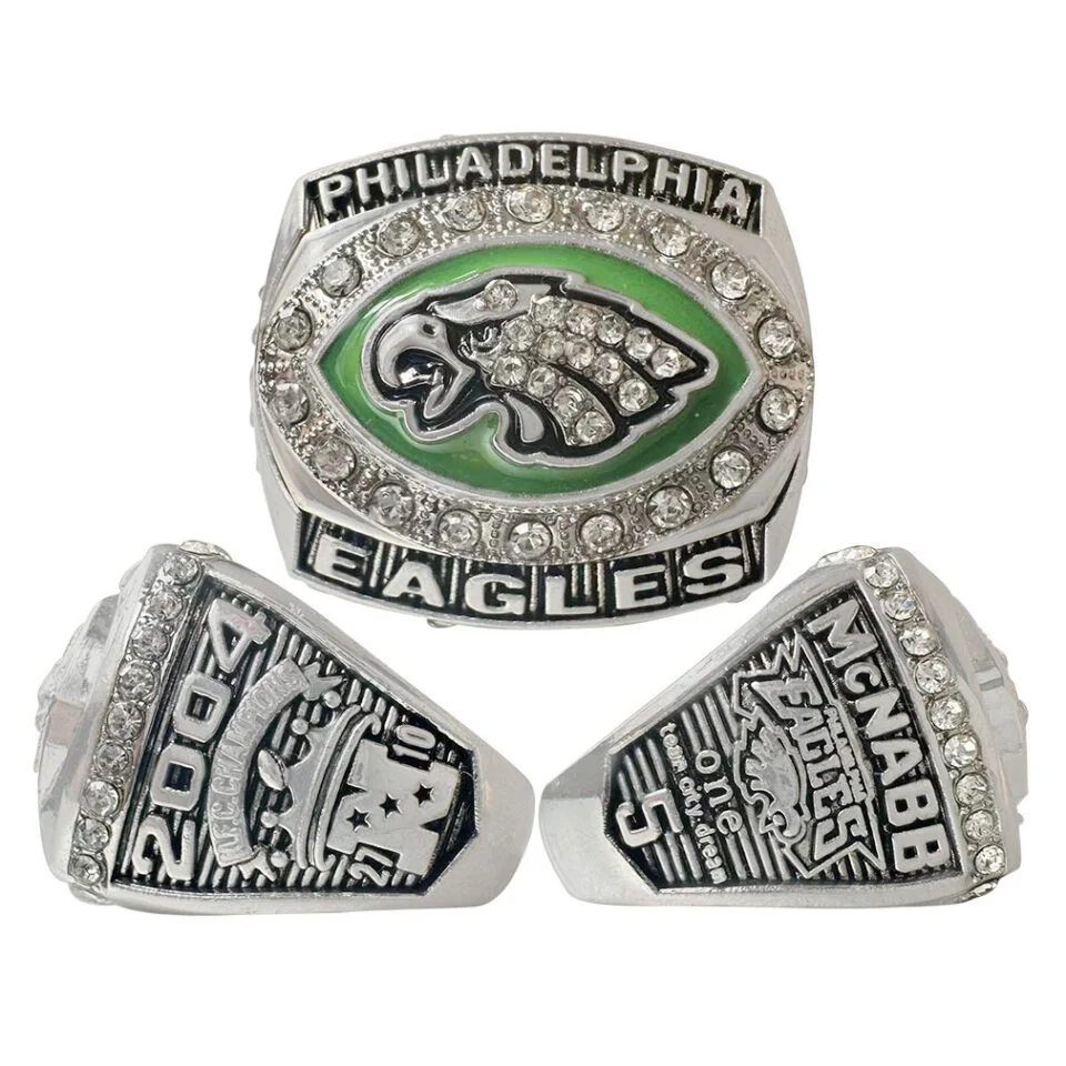 2004 Philadelphia Eagles Super Bowl Championship Ring - U-jersey