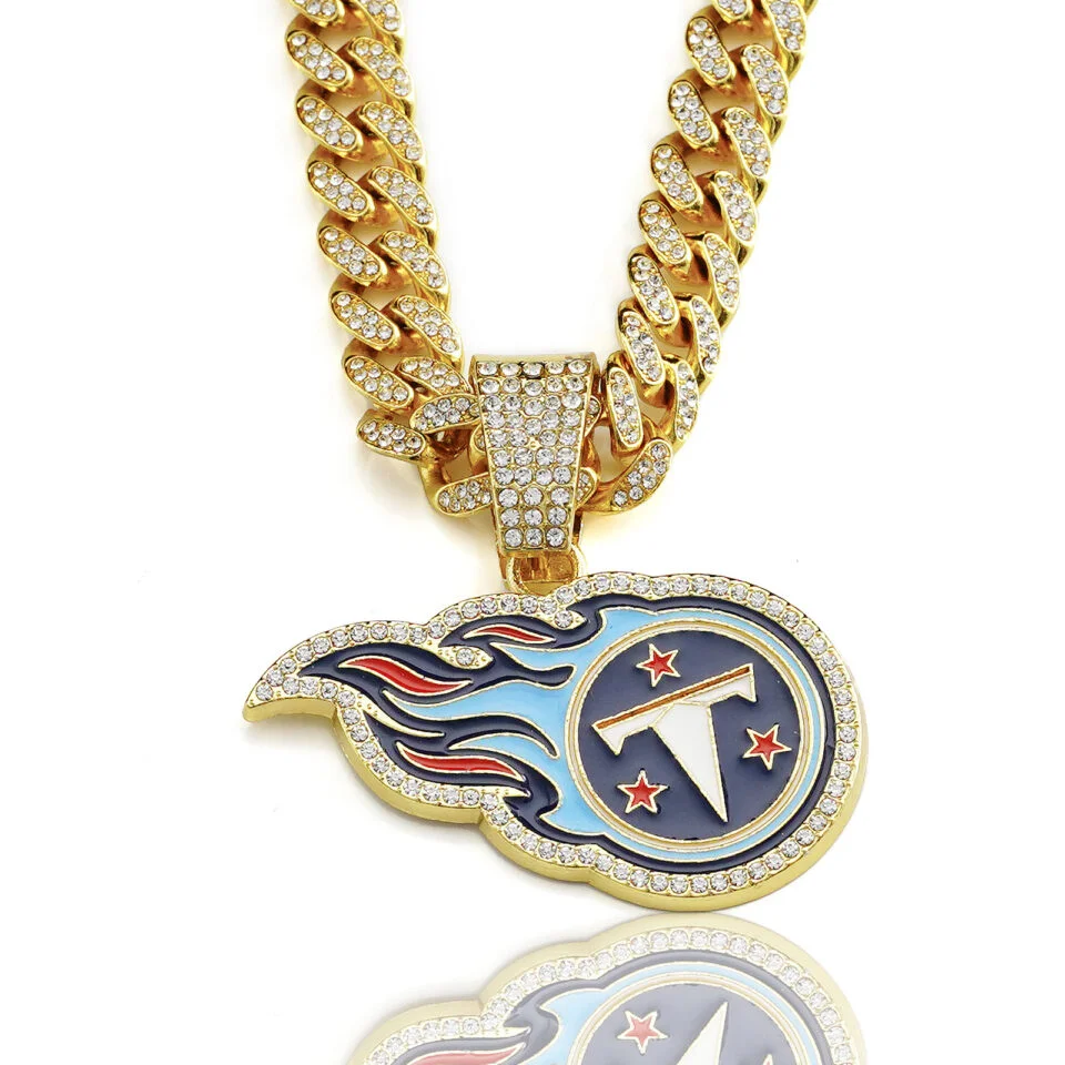 Tennessee Titans Football Necklace - U-jersey