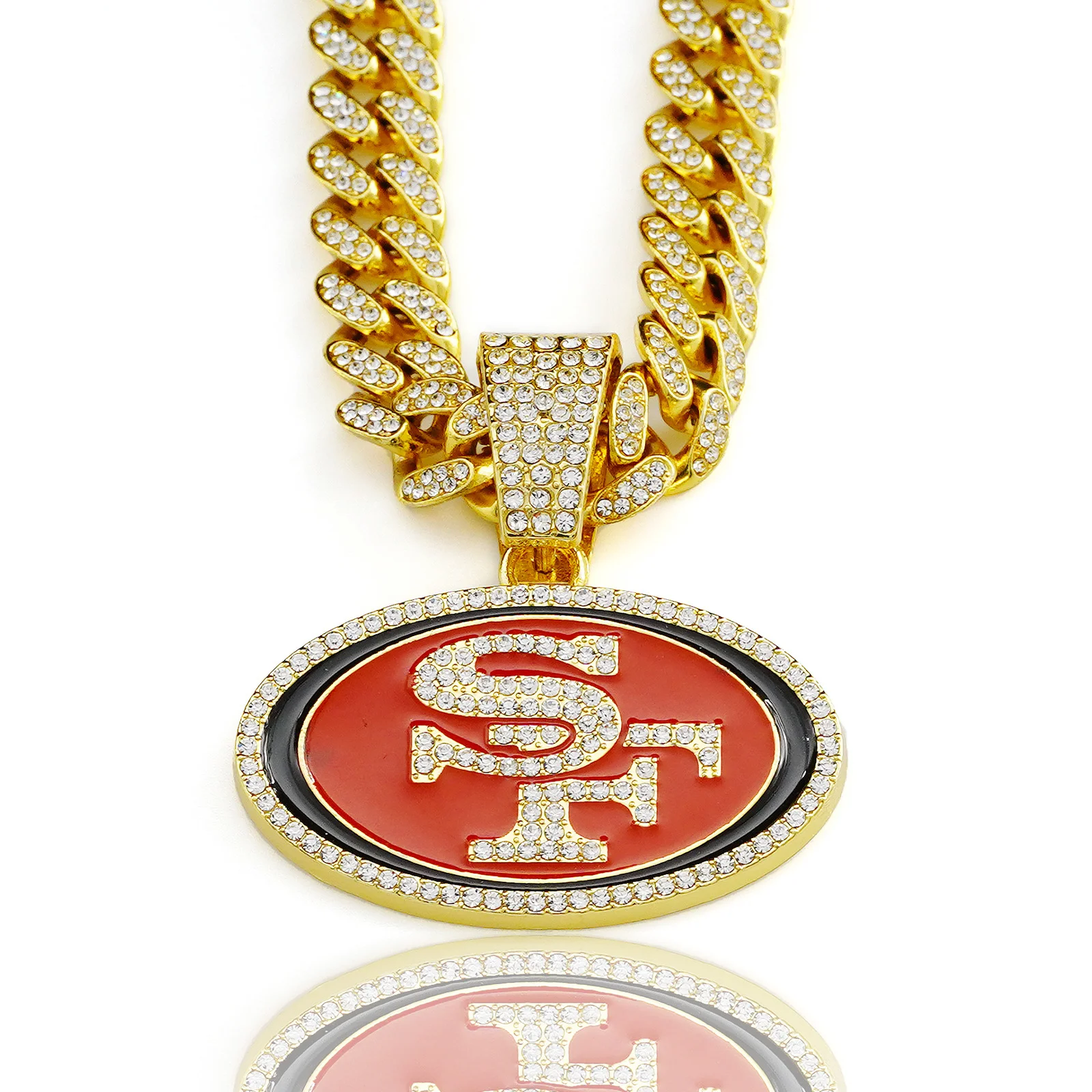 San Francisco 49ers Pendant Necklace - U-jersey