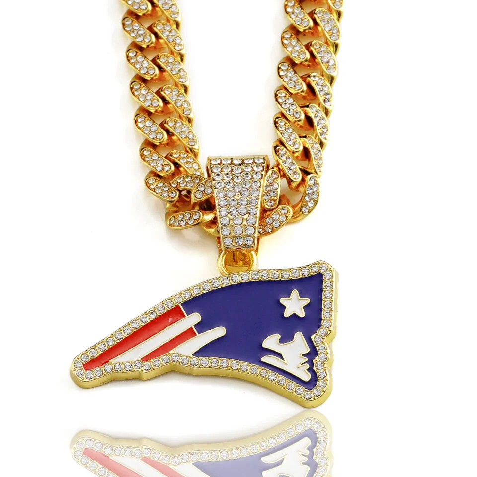 New England Patriots Pendant Necklace - U-jersey