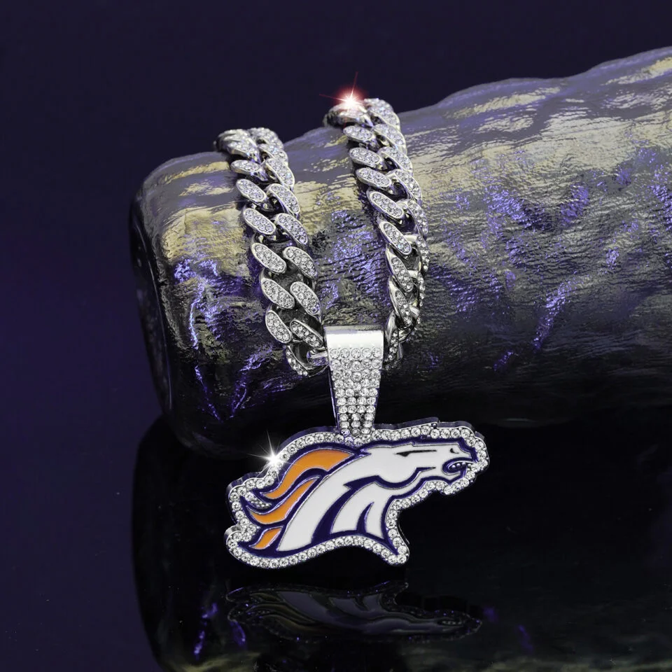 Denver Broncos Football Necklace - U-jersey