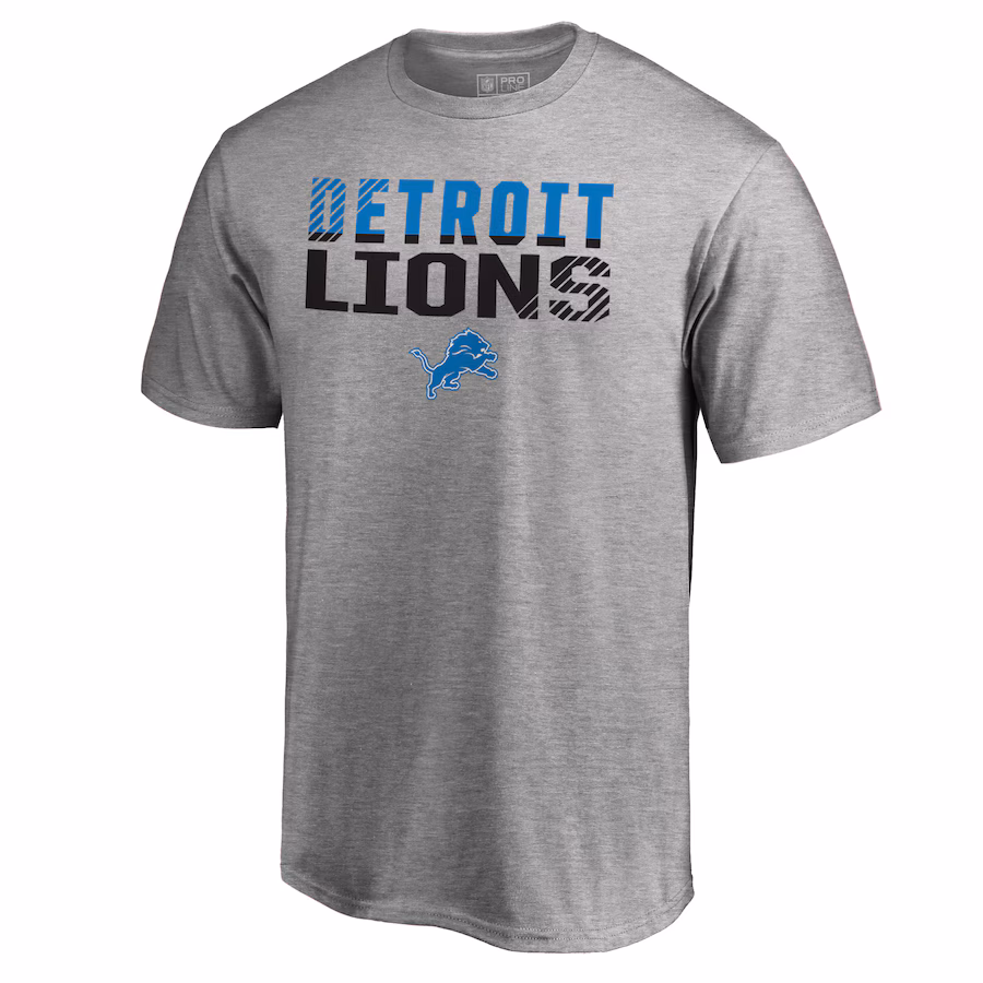 Men's Detroit Lions  White Hot Shot T-Shirt - U-jersey