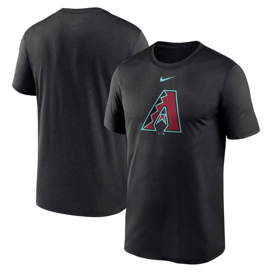 Men's Arizona Diamondbacks Nike Black Legend Fuse Large Logo Performance T-Shirt - U-jersey