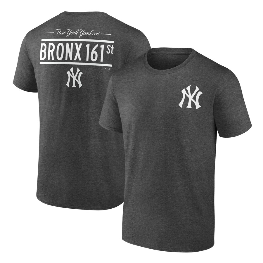 Men's New York Yankees Charcoal Hometown Collection Bronx Sign T-Shirt - U-jersey