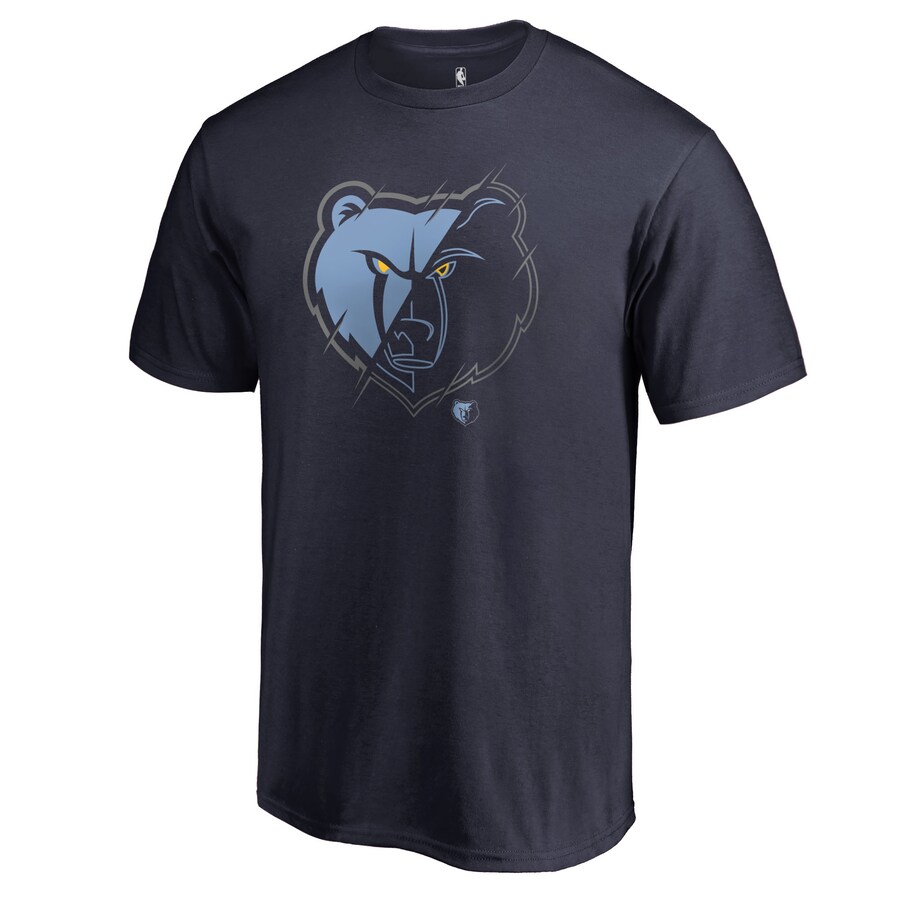 Men's Memphis Grizzlies Navy X-Ray T-Shirt - U-jersey