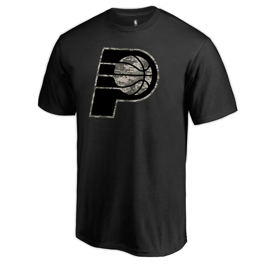 Men's Indiana Pacers Black Cloak Camo T-Shirt - U-jersey