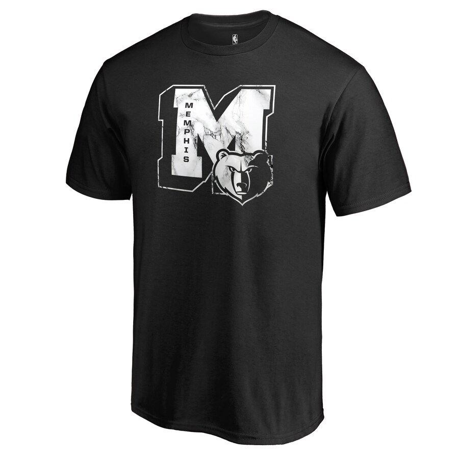 Men's Memphis Grizzlies Black Letterman T-Shirt - U-jersey
