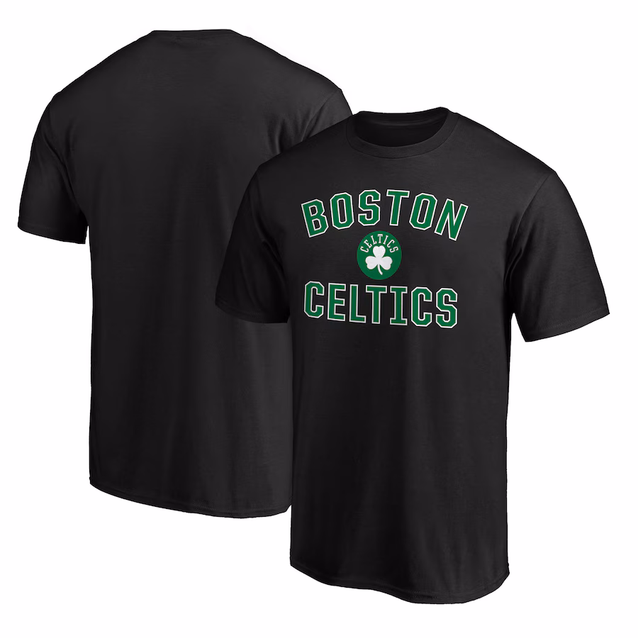 Men's Boston Celtics  Black Victory Arch T-Shirt - U-jersey