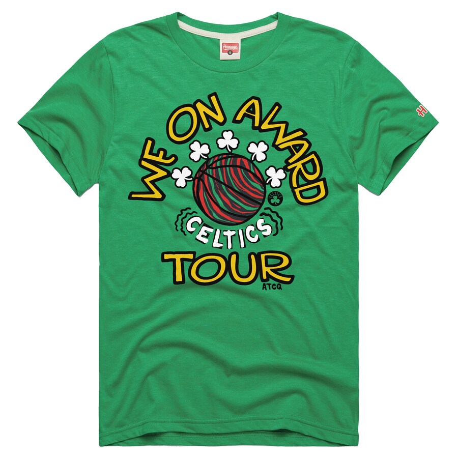 Men's Boston Celtics Green A Tribe Called Quest x NBA We On Award Tour T-Shirt - U-jersey