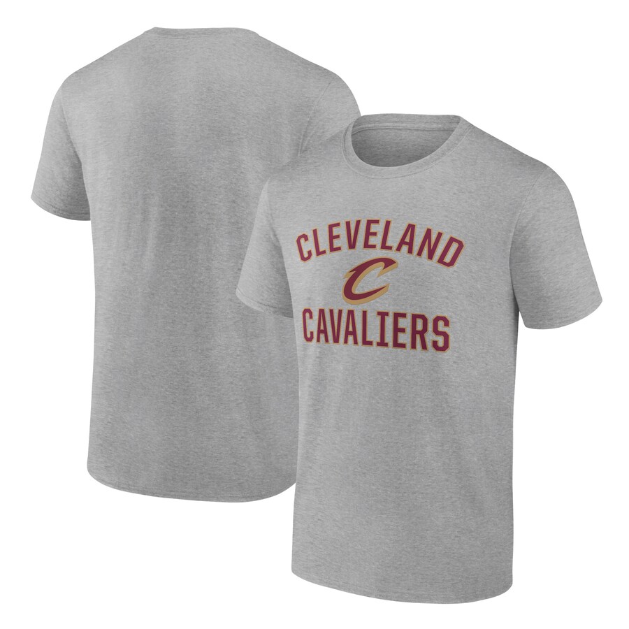 Men's Cleveland Cavaliers Heathered Gray Victory Arch T-Shirt - U-jersey