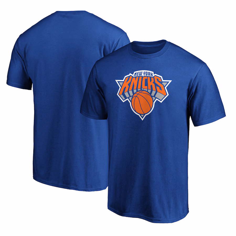 Men's New York Knicks Royal Logo T-Shirt - U-jersey