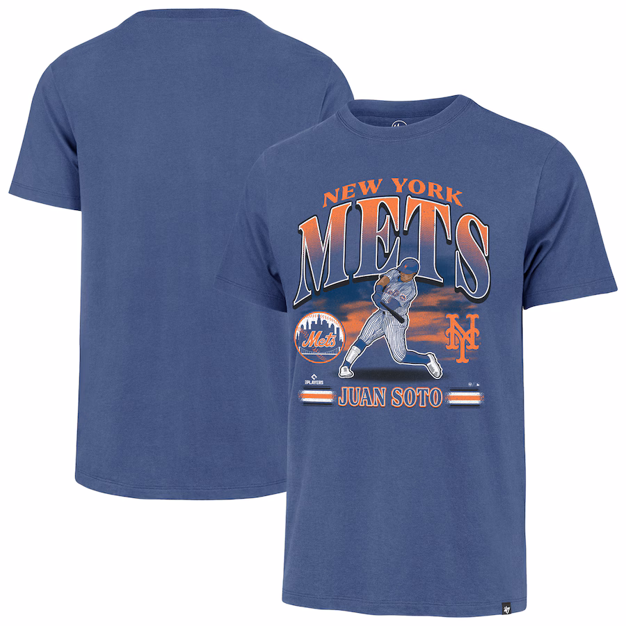 Men's New York Mets Juan Soto '47 Royal Graphic T-Shirt - U-jersey