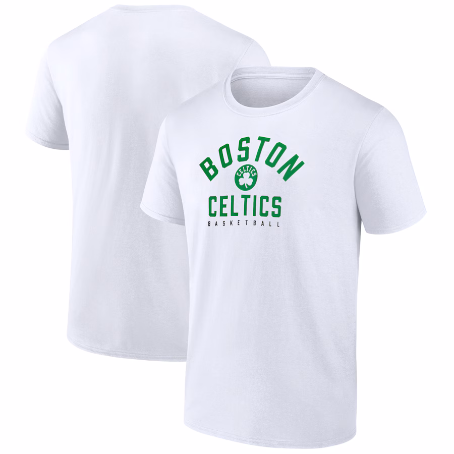 Men's Boston Celtics  Fanatics White T-Shirt - U-jersey