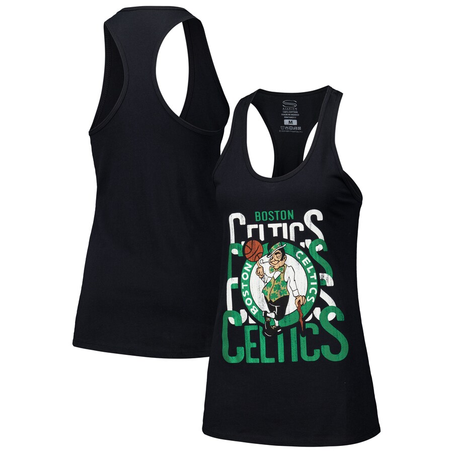 Women's Boston Celtics Stadium Essentials Black Dedication Tank Top - U-jersey