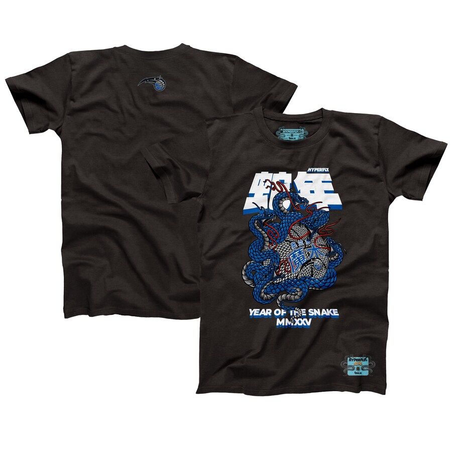 Unisex Orlando Magic NBALab x Hyperfly Heather Black Year of the Snake Lunar New Year Collection T-Shirt - U-jersey