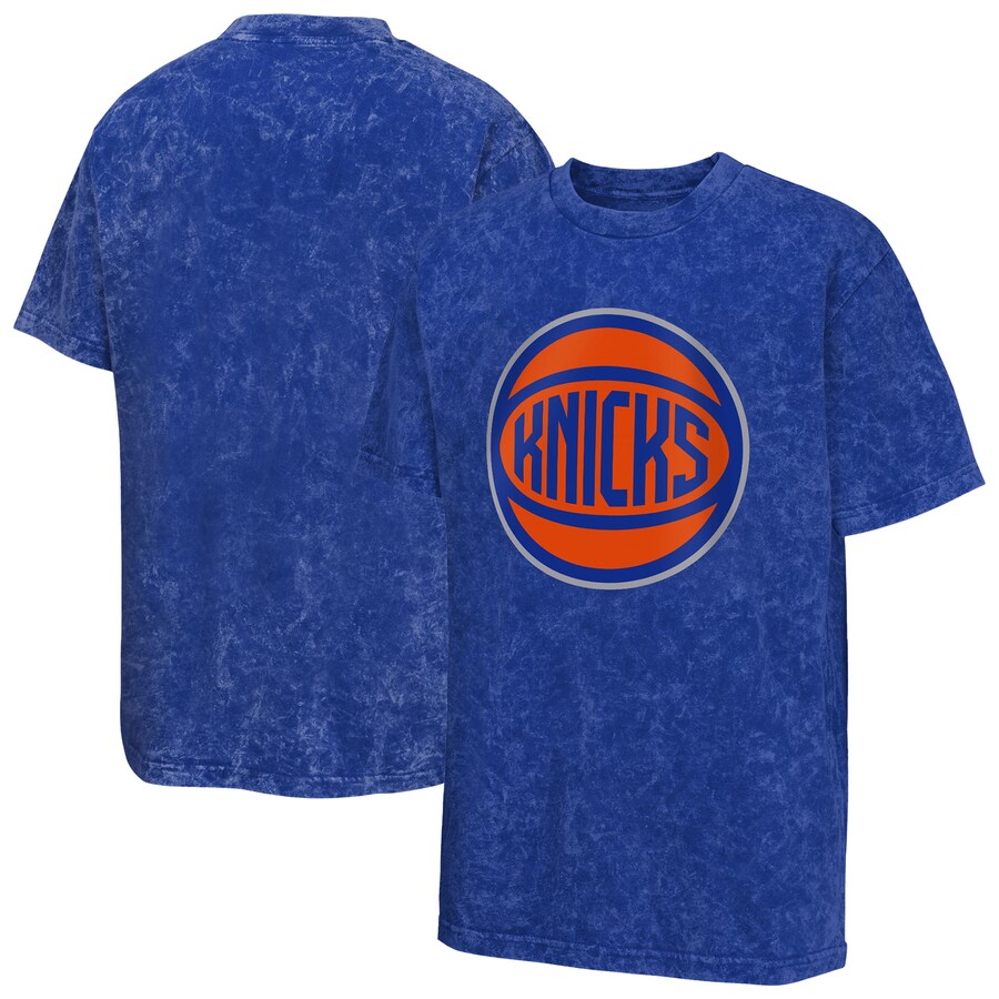 Youth New York Knicks  Blue Rugged Defense T-Shirt - U-jersey