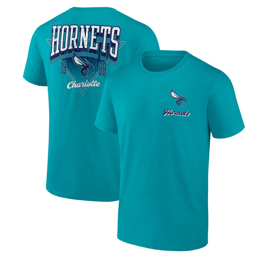 Men's Charlotte Hornets Teal Never Over T-Shirt - U-jersey