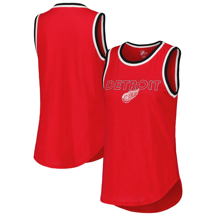 Women's Detroit Red Wings G-III 4Her by Carl Banks Red Strategy Tank Top - U-jersey