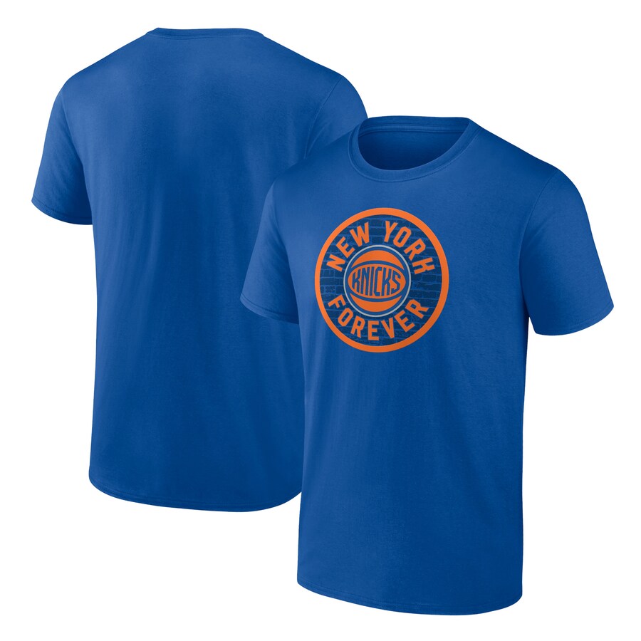 Men's New York Knicks Blue Tip-Off T-Shirt - U-jersey