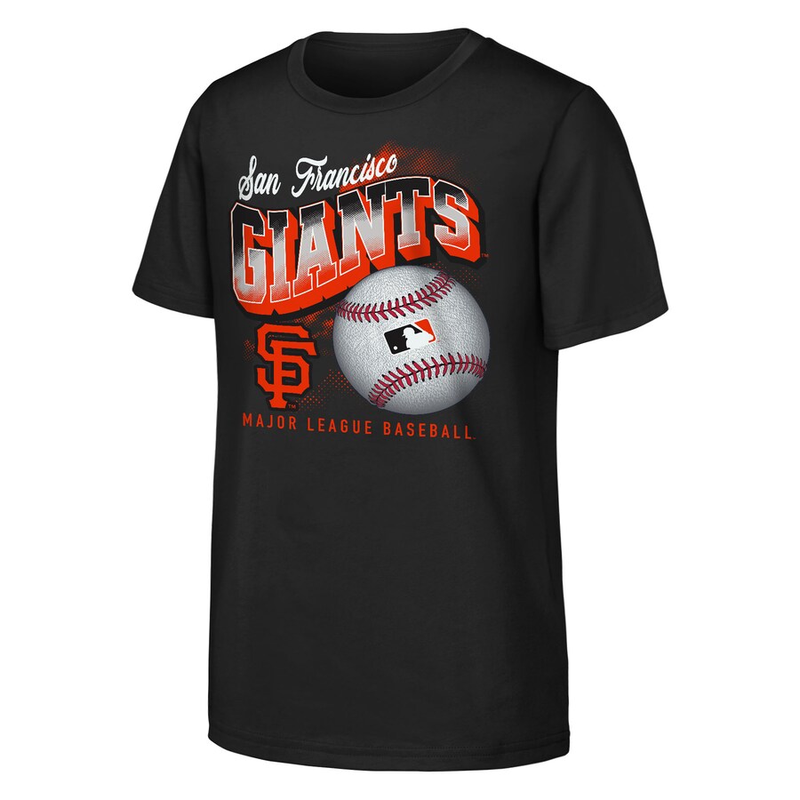 Youth San Francisco Giants Black Outta Here T-Shirt - U-jersey