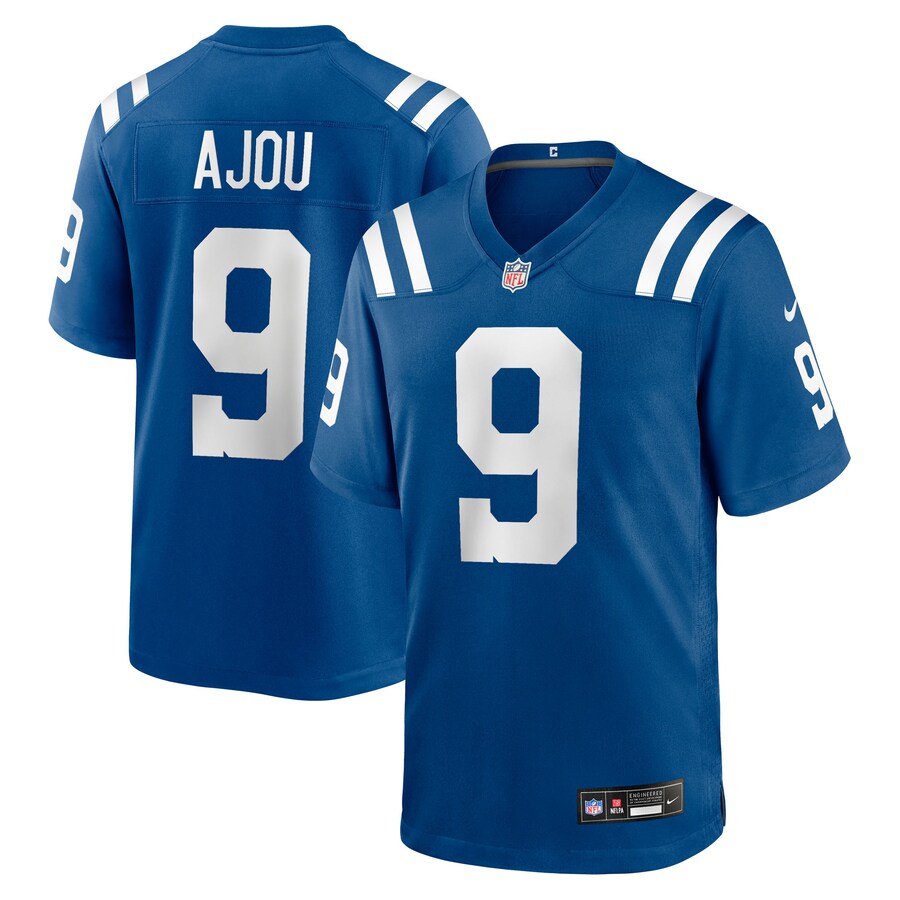 Men's Indianapolis Colts Ajou Ajou Nike Royal Team Game Jersey - U-jersey