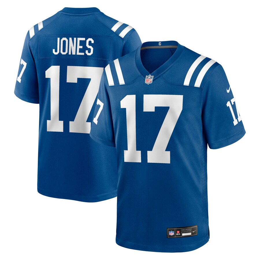 Men's Indianapolis Colts Daniel Jones Nike Royal Team Game Jersey - U-jersey