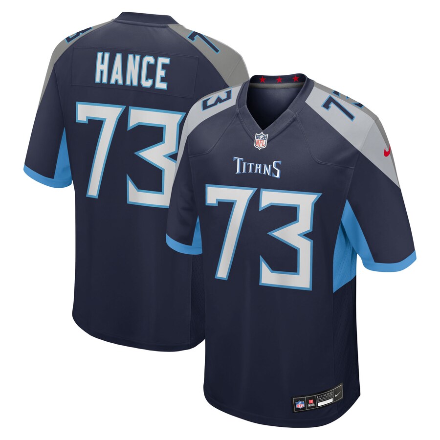 Men's Tennessee Titans Blake Hance Nike Navy Team Game Jersey - U-jersey