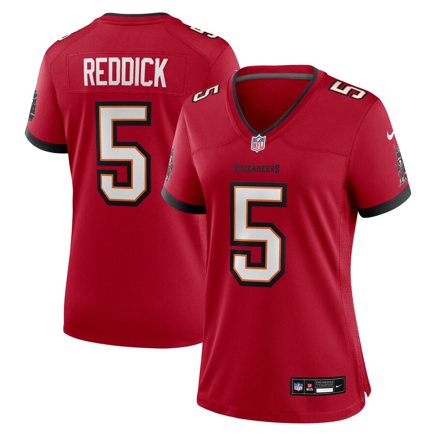 Women's Tampa Bay Buccaneers Haason Reddick Nike Red Team Game Jersey - U-jersey