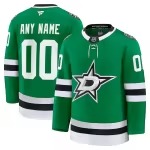 Men's Dallas Stars Fanatics Kelly Green Home Premium Custom Jersey - U-jersey