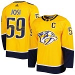 Men's Nashville Predators Roman Josi adidas Gold  Primegreen Authentic Pro Player Jersey - U-jersey