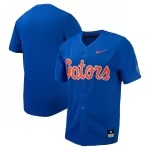 Florida Gators Nike Replica Full-Button Baseball Jersey - Royal - U-jersey