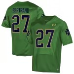 JD Bertrand Notre Dame Fighting Irish Under Armour Player Game Jersey - Green - U-jersey