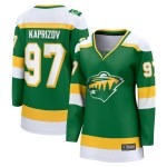 Women's Minnesota Wild Kirill Kaprizov Fanatics Branded Green 2023/24 Alternate Premier Breakaway Player Jersey - U-jersey