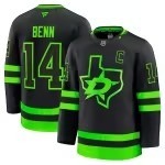 Men's Dallas Stars Jamie Benn Fanatics Black Alternate Premium Jersey - U-jersey