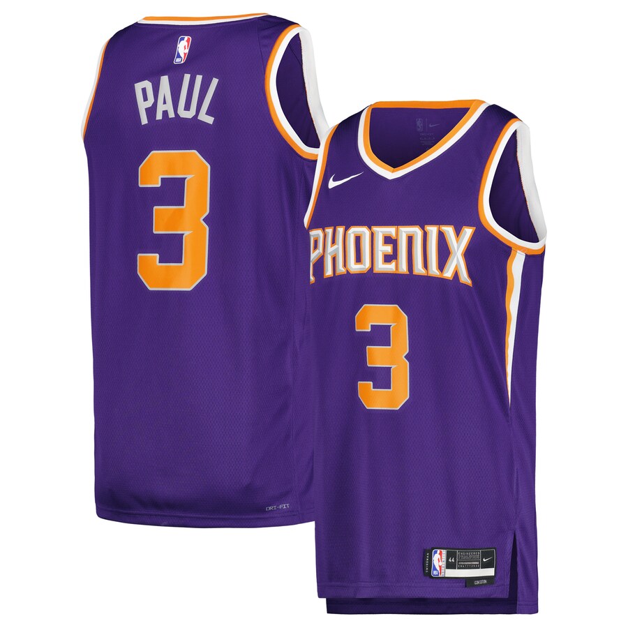 Unisex Phoenix Suns Chris Paul Nike Purple Swingman Jersey - Icon Edition - U-jersey