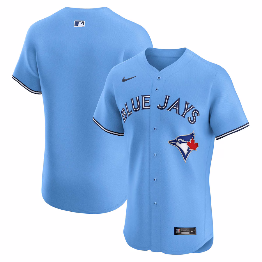 Men's Toronto Blue Jays Nike Powder Blue Home Elite Jersey - U-jersey