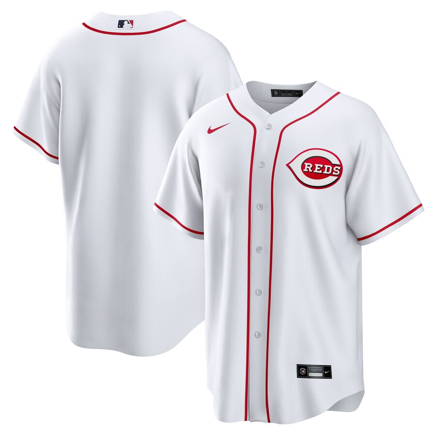 Men's Cincinnati Reds Nike White Home Blank Replica Jersey - U-jersey